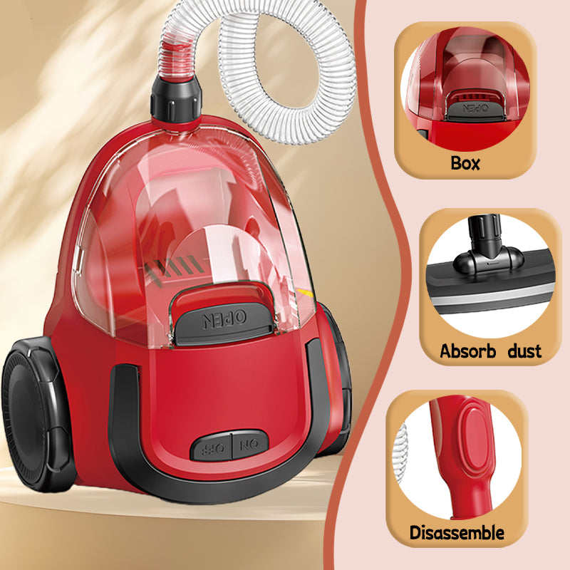 Interactive Pretend Play Cleaning Set – Mini Electric Vacuum, Sweeper, Dustpan & Spray Bottle – Role-Play Toy for Ages 3+