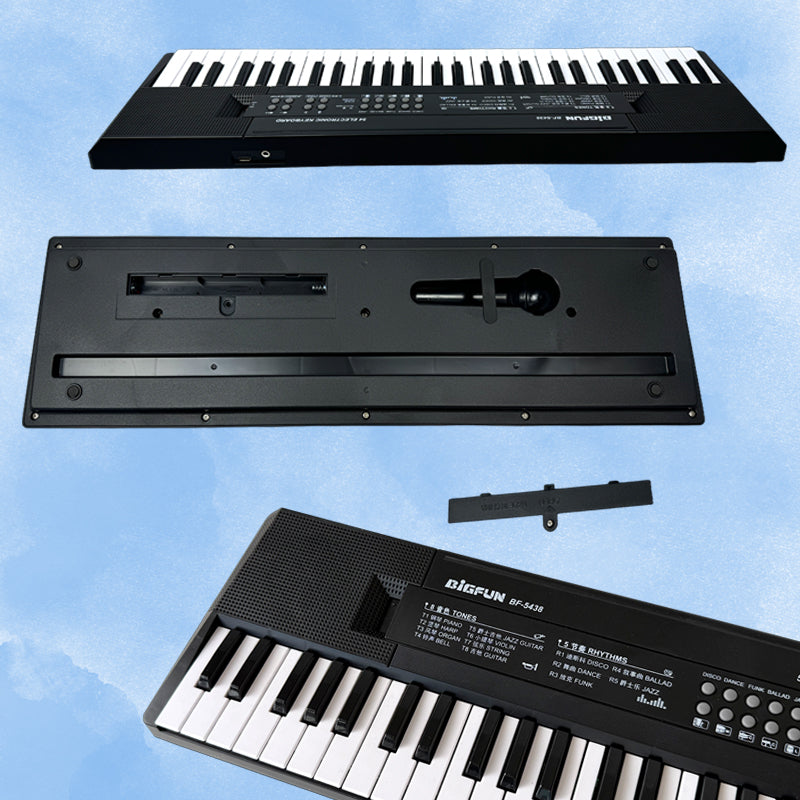 54‑Key Portable Keyboard with Microphone – Record & Playback, Multiple Tones & Rhythms, Adjustable Volume & Tempo – Educational Music Instrument for Beginners & Enthusiasts