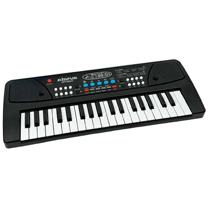 37-Key Portable Music Keyboard with Microphone – Interactive Piano Toy for Beginners & Teens 14+ – Practice, Record & Playback Functions – Ideal Learning Gift